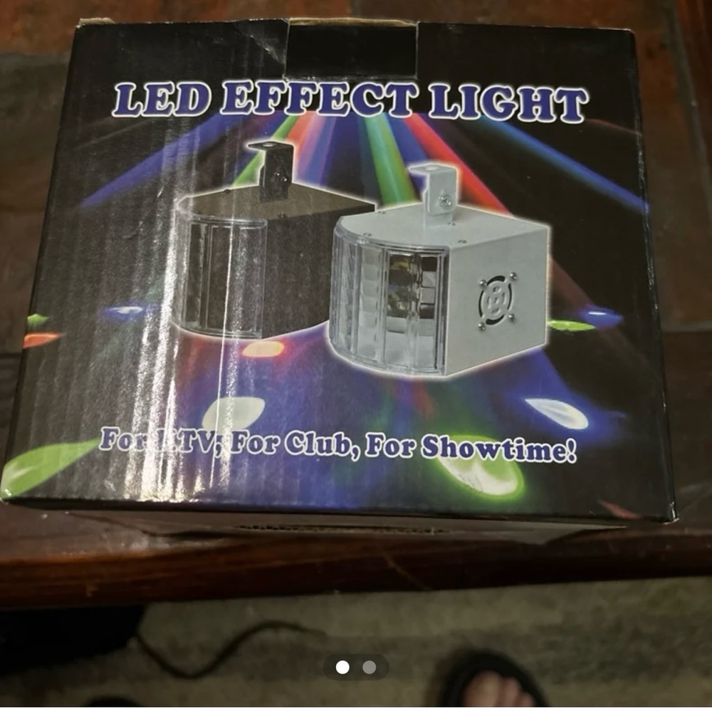 Amazon LED Effect Light - Black and Silver